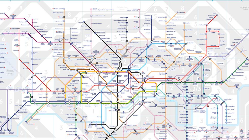 Поточний дизайн, 93 роки після того, як він був вперше задуманий (Фото: TfL)